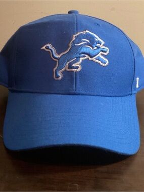 Detroit Lions Blue Baseball Cap